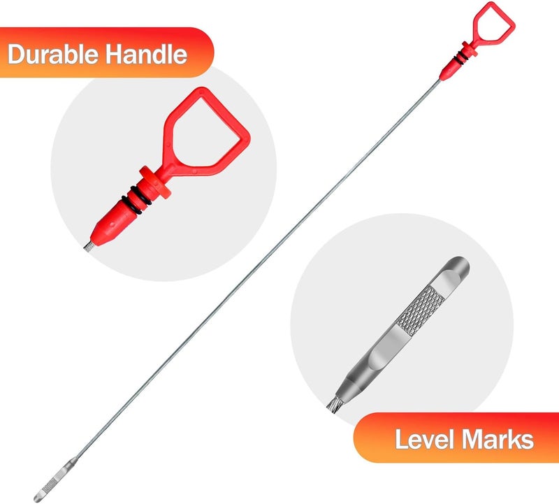 VerRich Engine Oil Level Dipstick Indicator Fit for Honda Accord Crosstour Odyssey Pilot Ridgeline, Acura RDX MDX RL TL TSX ZDX, Replacement OEM 15650RCAA02 - Image 3